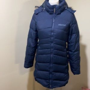 Marmot Women's Puffer Jacket - Navy